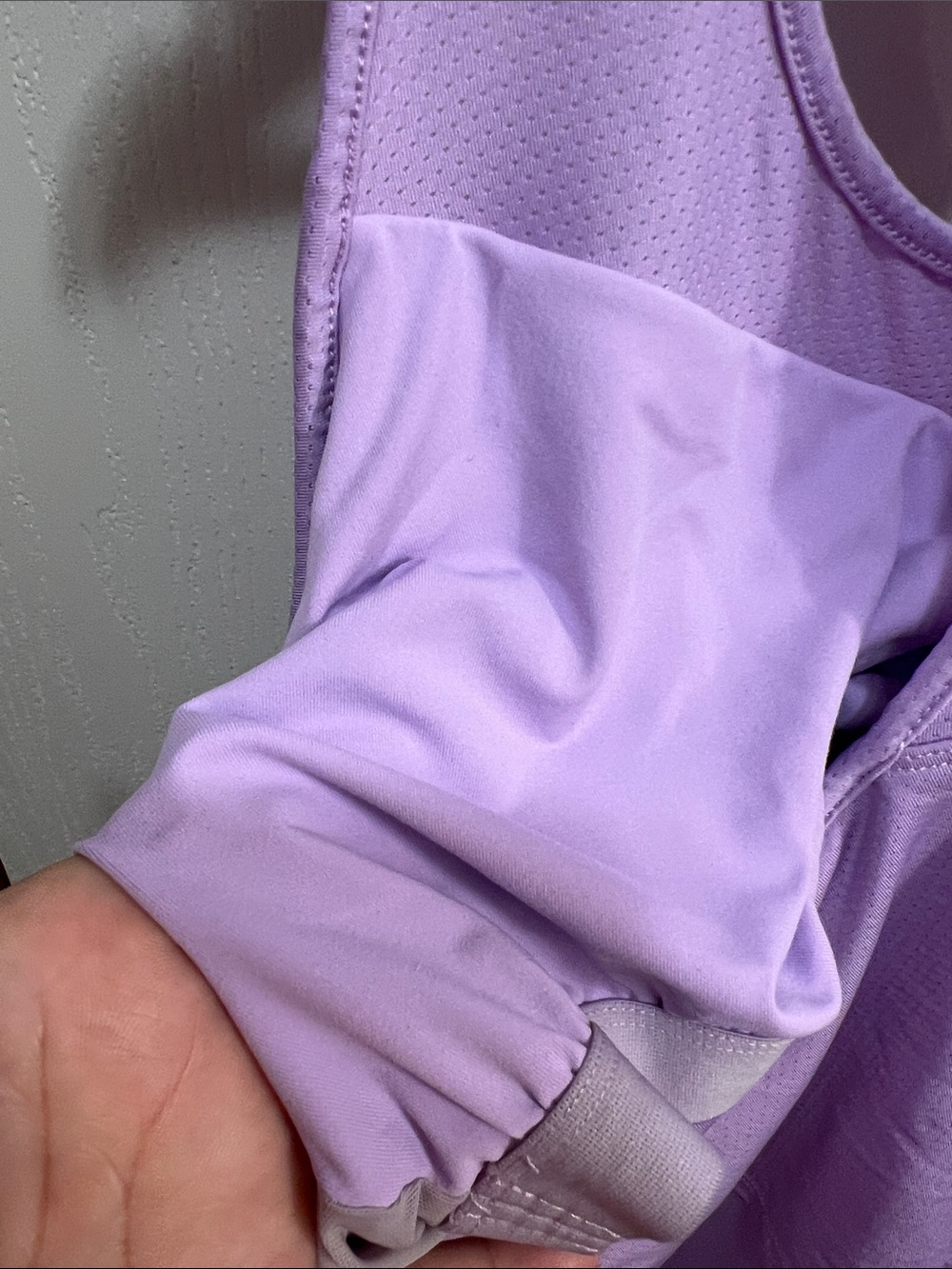 Fabletics Lilac Layered Racerback Tank Top - Picture 4 of 4